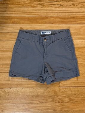 Old Navy Slate Gray Women's Chino Shorts